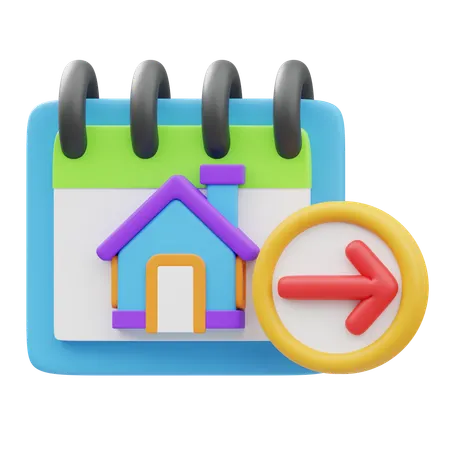 Rent Payment Outgoing  3D Icon