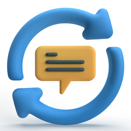 Renvoyer le message  3D Icon