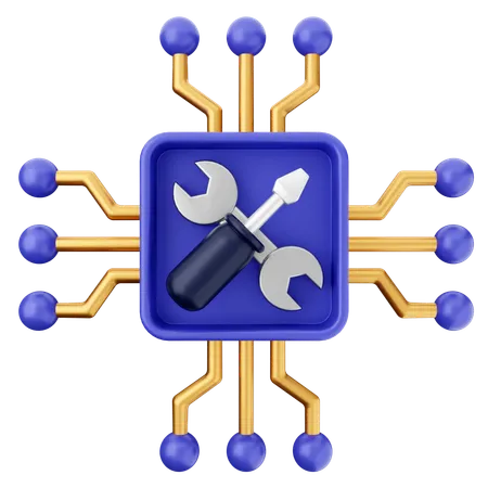 수리하다  3D Icon