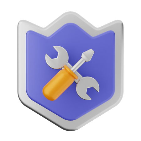 Repair Shield Protection  3D Icon