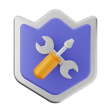 Repair Shield Protection  3D Icon