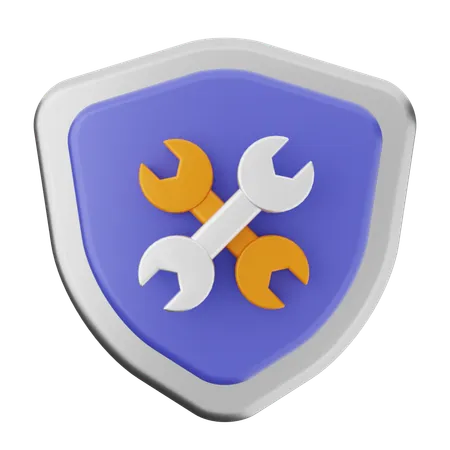 Repair Shield Protection  3D Icon