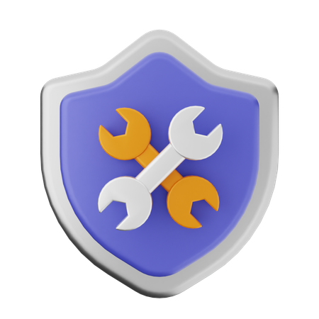 Repair Shield Protection  3D Icon