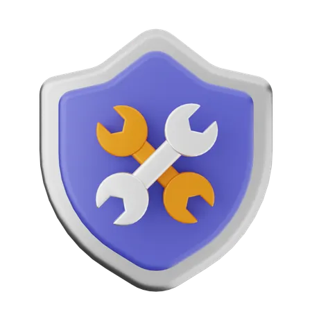 Repair Shield Protection  3D Icon