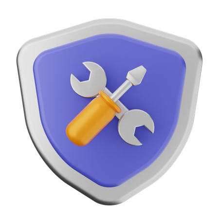 Repair Shield Protection  3D Icon