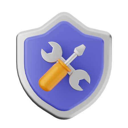 Repair Shield Protection  3D Icon