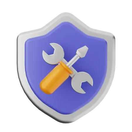 Repair Shield Protection  3D Icon