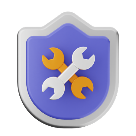 Repair Shield Protection  3D Icon