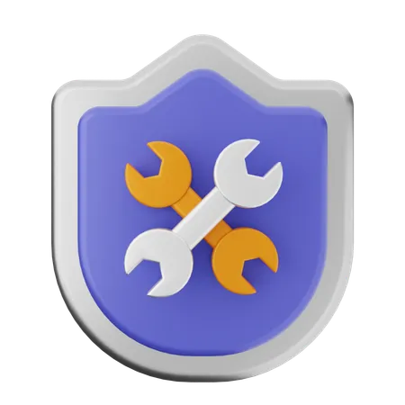 Repair Shield Protection  3D Icon