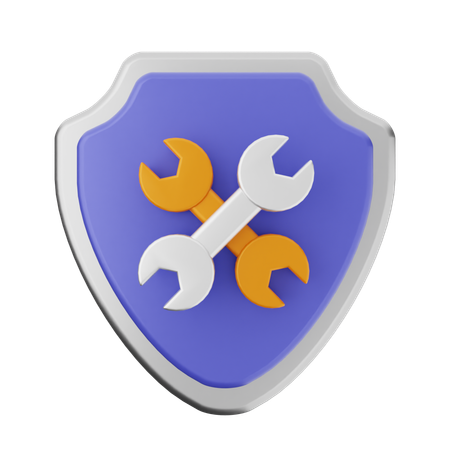 Repair Shield Protection  3D Icon