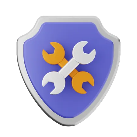 Repair Shield Protection  3D Icon