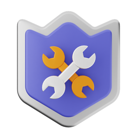 Repair Shield Protection  3D Icon