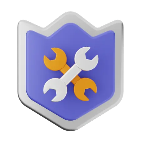 Repair Shield Protection  3D Icon