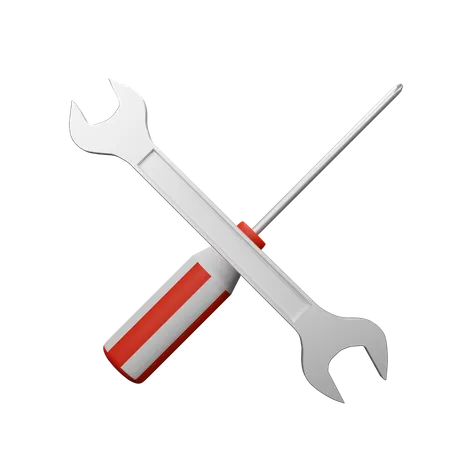 Repair Tool 3D Icon