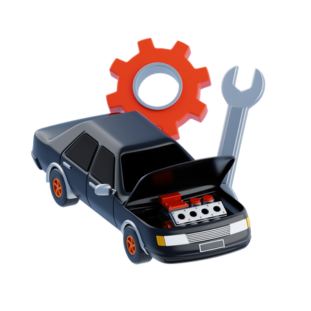 Reparação automotiva  3D Icon