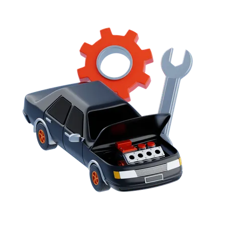 Reparação automotiva  3D Icon