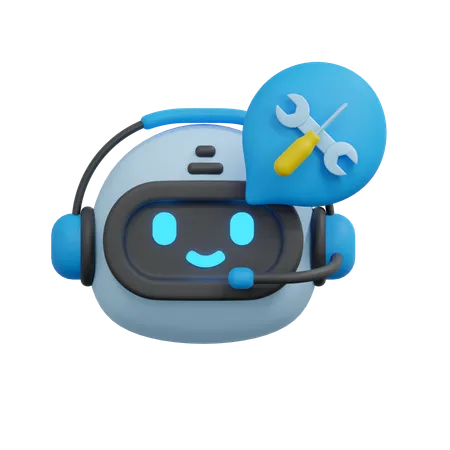 Reparar chatbot  3D Icon