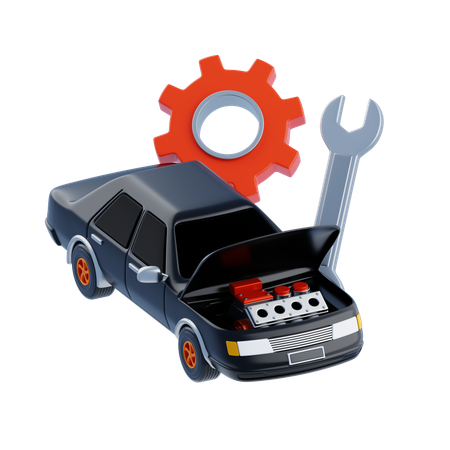 Reparación automotriz  3D Icon