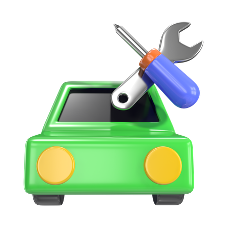 Reparación de automóviles  3D Icon