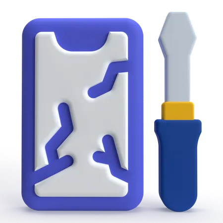 Réparation mobile  3D Icon