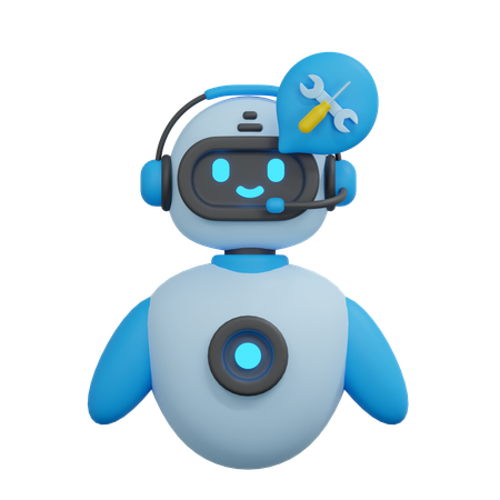 Reparatur-Chatbot  3D Icon