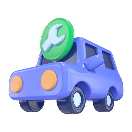 Reparo de carro  3D Icon