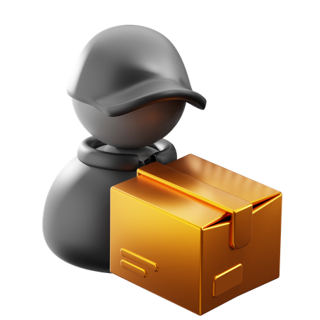 Repartidor  3D Icon