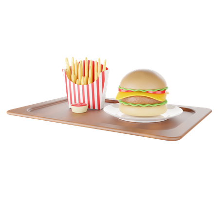 Repas  3D Icon