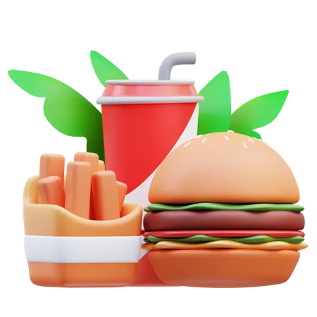 Repas  3D Icon