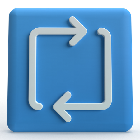Repeat  3D Icon