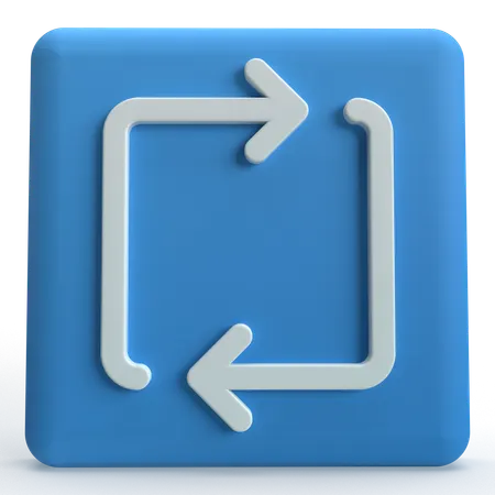 Repeat  3D Icon