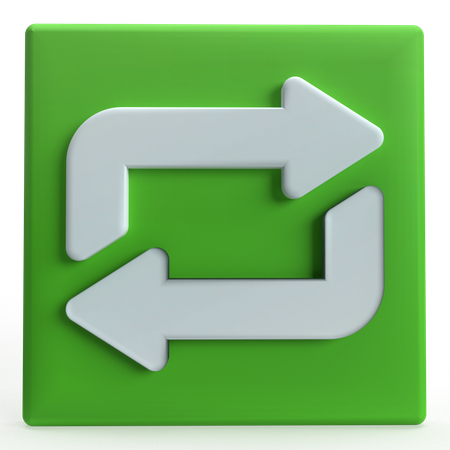 Repeat  3D Icon