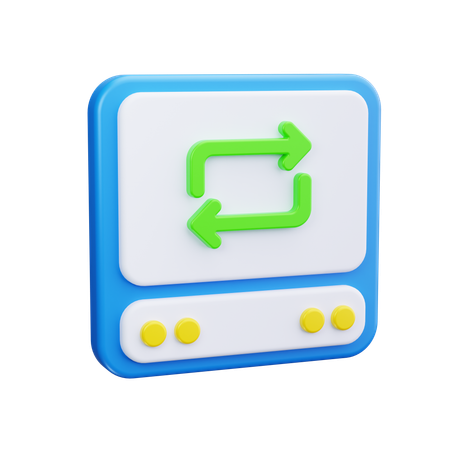 Repeat  3D Icon