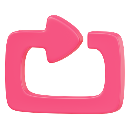 Repeat  3D Icon