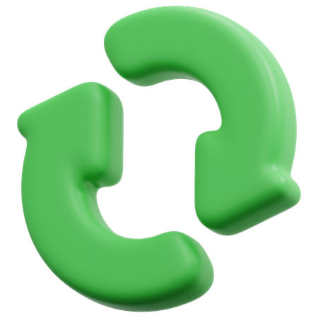 Repeat arrow  3D Icon
