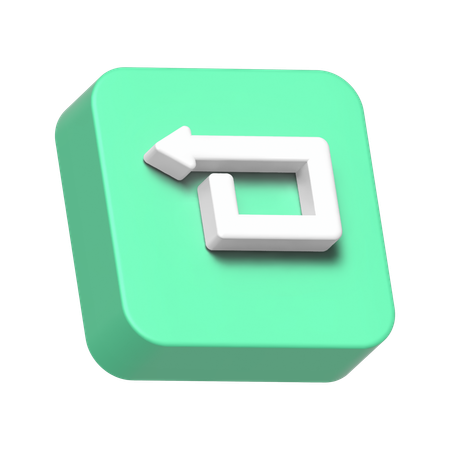 Repeat Arrow 2  3D Icon