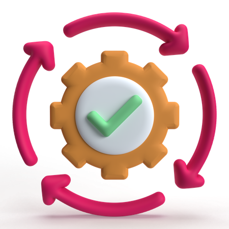 Repeat Process  3D Icon