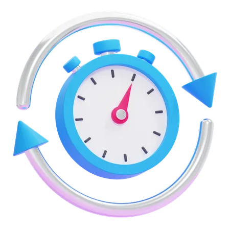 Repeat Timer  3D Icon