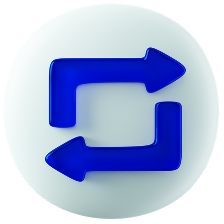 Repetir  3D Icon