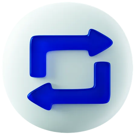 Repetir  3D Icon