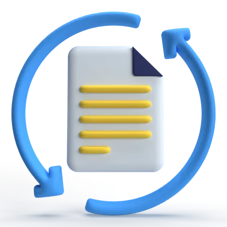 Repetitive Tasks  3D Icon