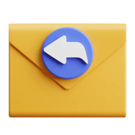 Replay Email  3D Icon