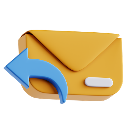 회신하다  3D Icon