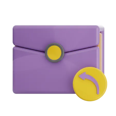 Reply Email  3D Icon