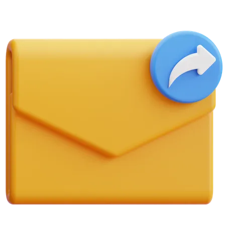 Reply email  3D Icon