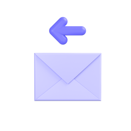 Reply Mail  3D Icon