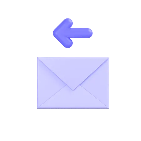 Reply Mail  3D Icon
