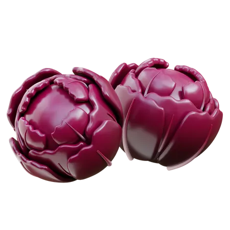 Repolho roxo  3D Icon