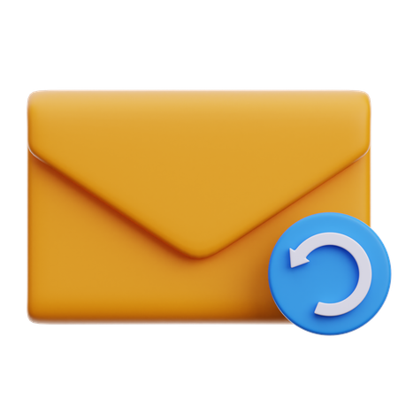 Email de réponse  3D Icon