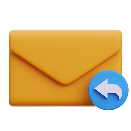 Email de réponse  3D Icon